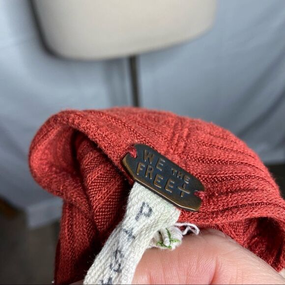 Free People Lover Rib Split Back Pullover Tunic Top - Picture 5 of 10